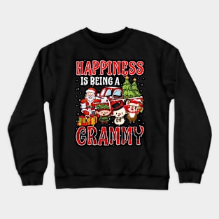 Happiness Is Being A Grammy Christmas Crewneck Sweatshirt